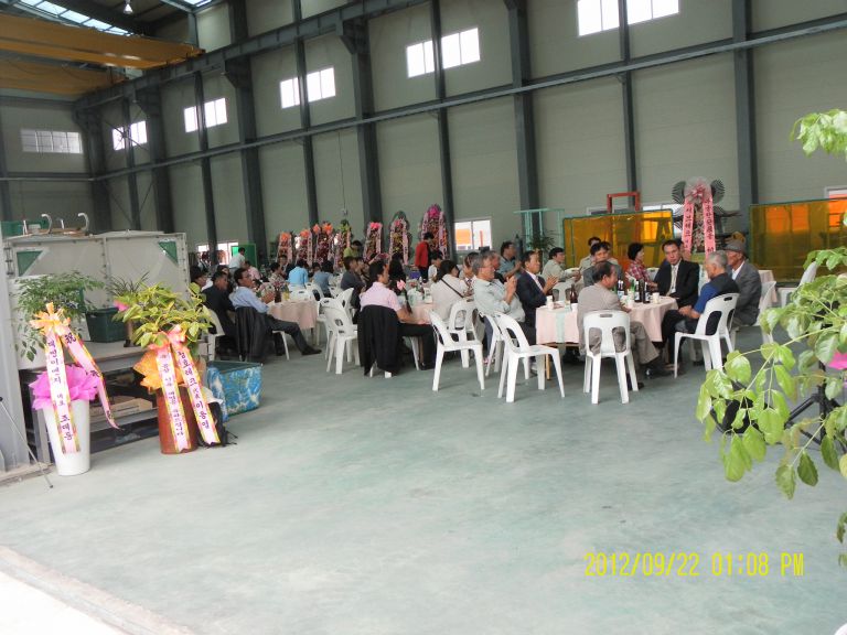 2012년 9월 공장 신축 개업식