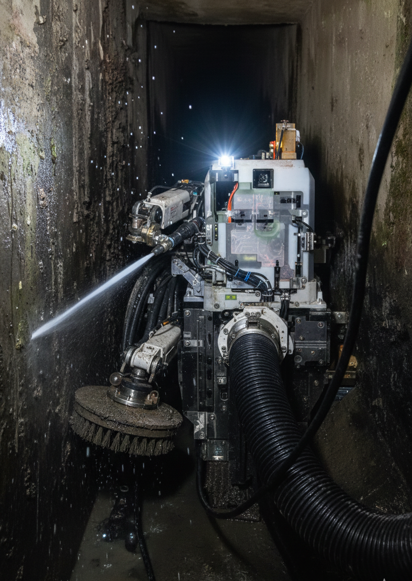 상하수도 청소 로봇