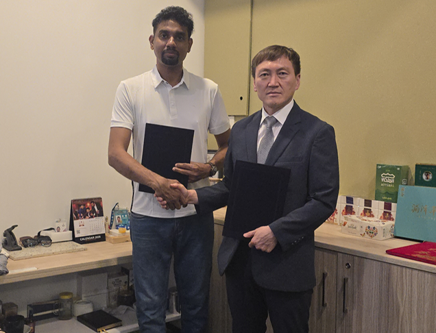 스리랑카 코스매틱 원료공급 계약체결